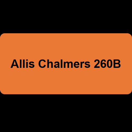 Allis Chalmers 260B